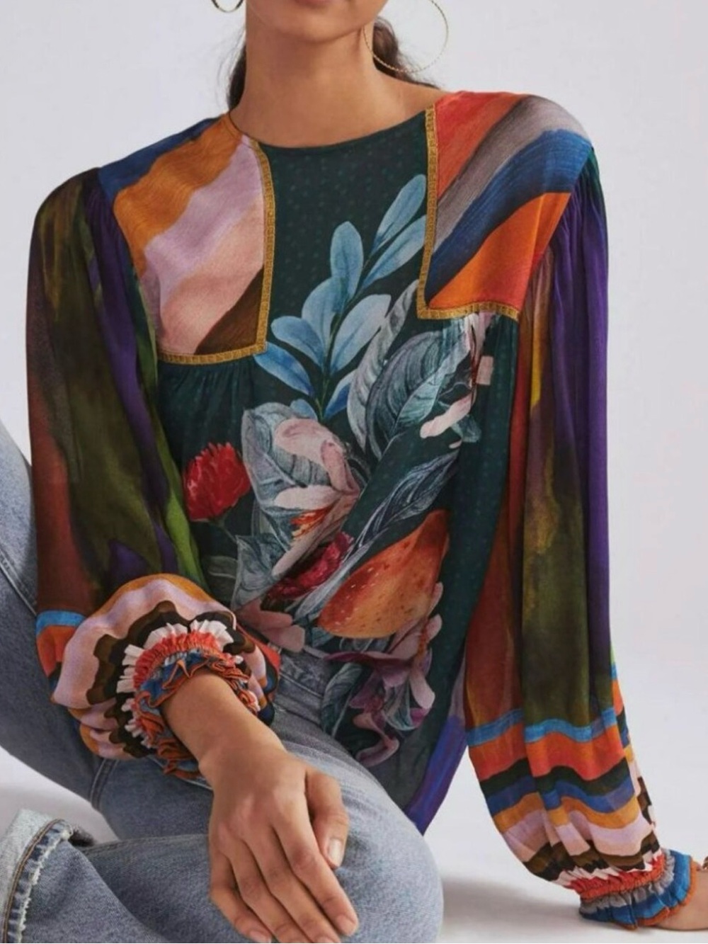 Anthropologie, Bl^nk London MIRANDA PEASANT Top